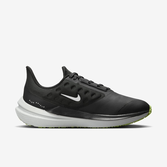 Nike WMNS Air Winflo 9 Shield Women Running Shoes Black/White - Picture 3 of 6